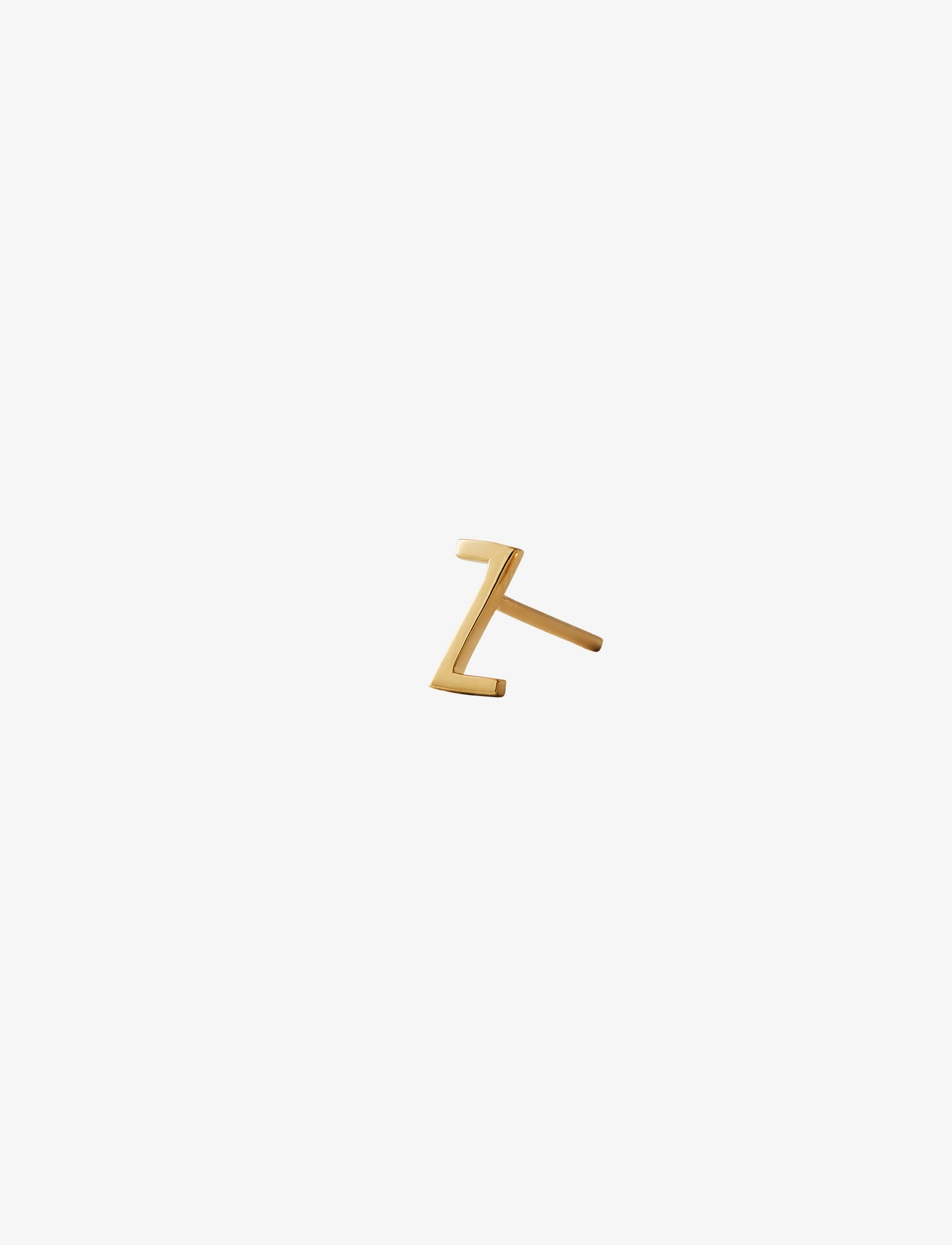 Design Letters Earring Studs Archetypes, A-Z, One Size, Earrings, Gold - Studs, Frauen
