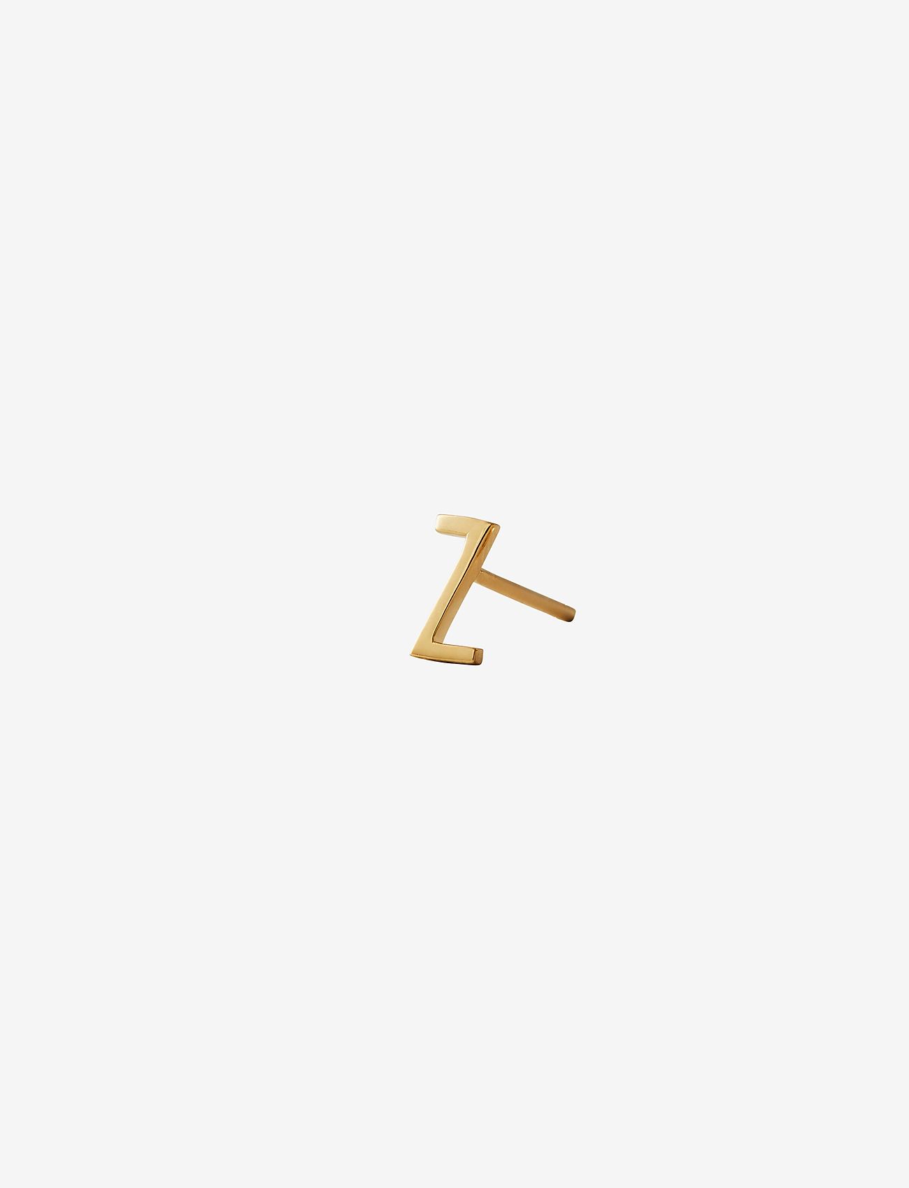 Design Letters - EARRING STUDS ARCHETYPES, A-Z - studs örhängen - gold - 0