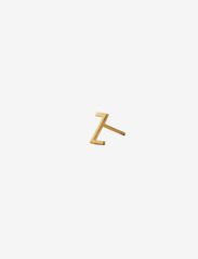 Design Letters - EARRING STUDS ARCHETYPES, GOLD, A-Z - veriamieji auskarai - gold - 0