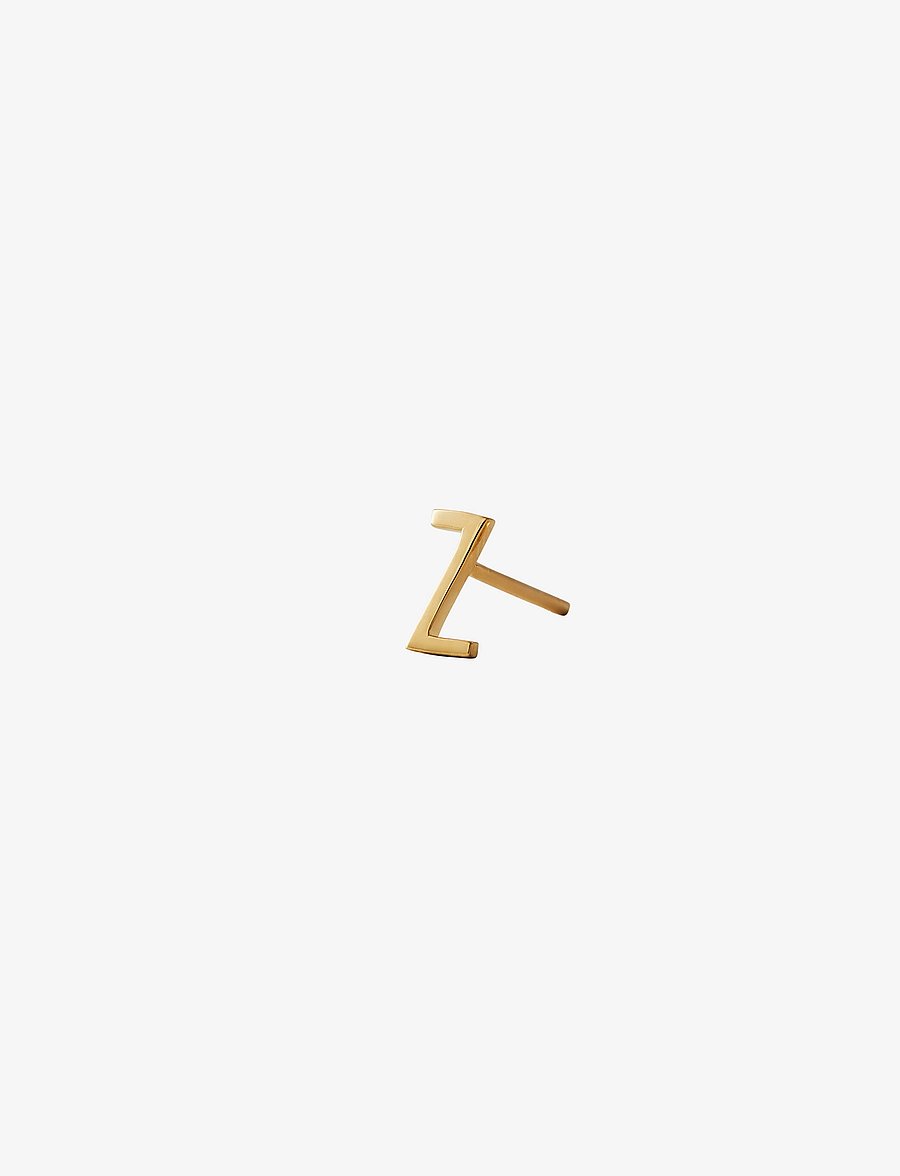 Design Letters - EARRING STUDS ARCHETYPES, A-Z - enkelte øreringe - gold - 0