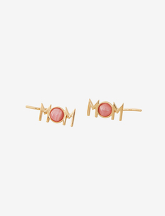 MOM Ear climber Gold (1 set of 2 pcs), Design Letters