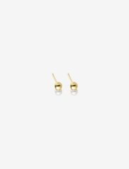 Duo Pearl Stud - Goldplated (set of 2) - GOLD
