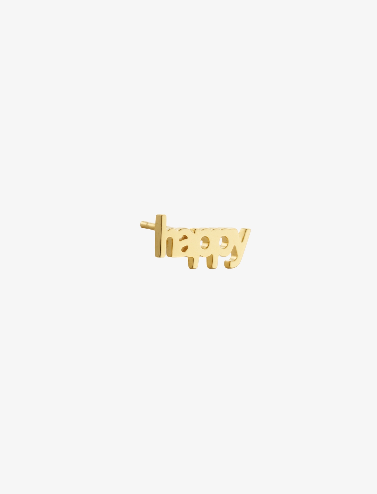 DESIGN LETTERS Vocabulary Stud - Goldplated (1 Pcs) Gold - One Size - Damen