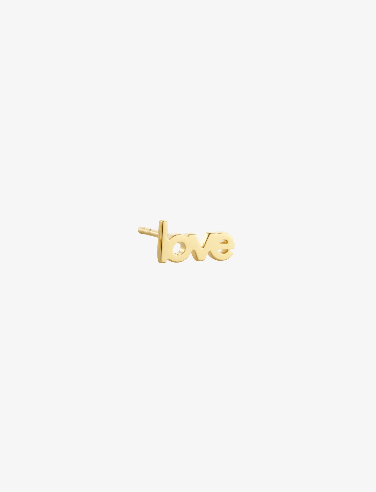 DESIGN LETTERS Vocabulary Stud - Goldplated (1 Pcs) Gold - One Size - Damen