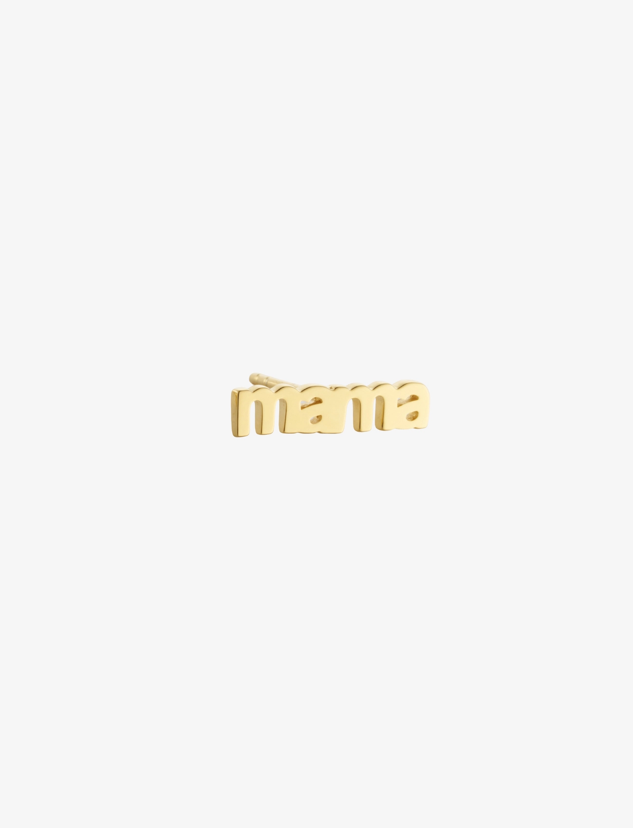 DESIGN LETTERS Vocabulary Stud - Goldplated (1 Pcs) Gold - One Size - Damen
