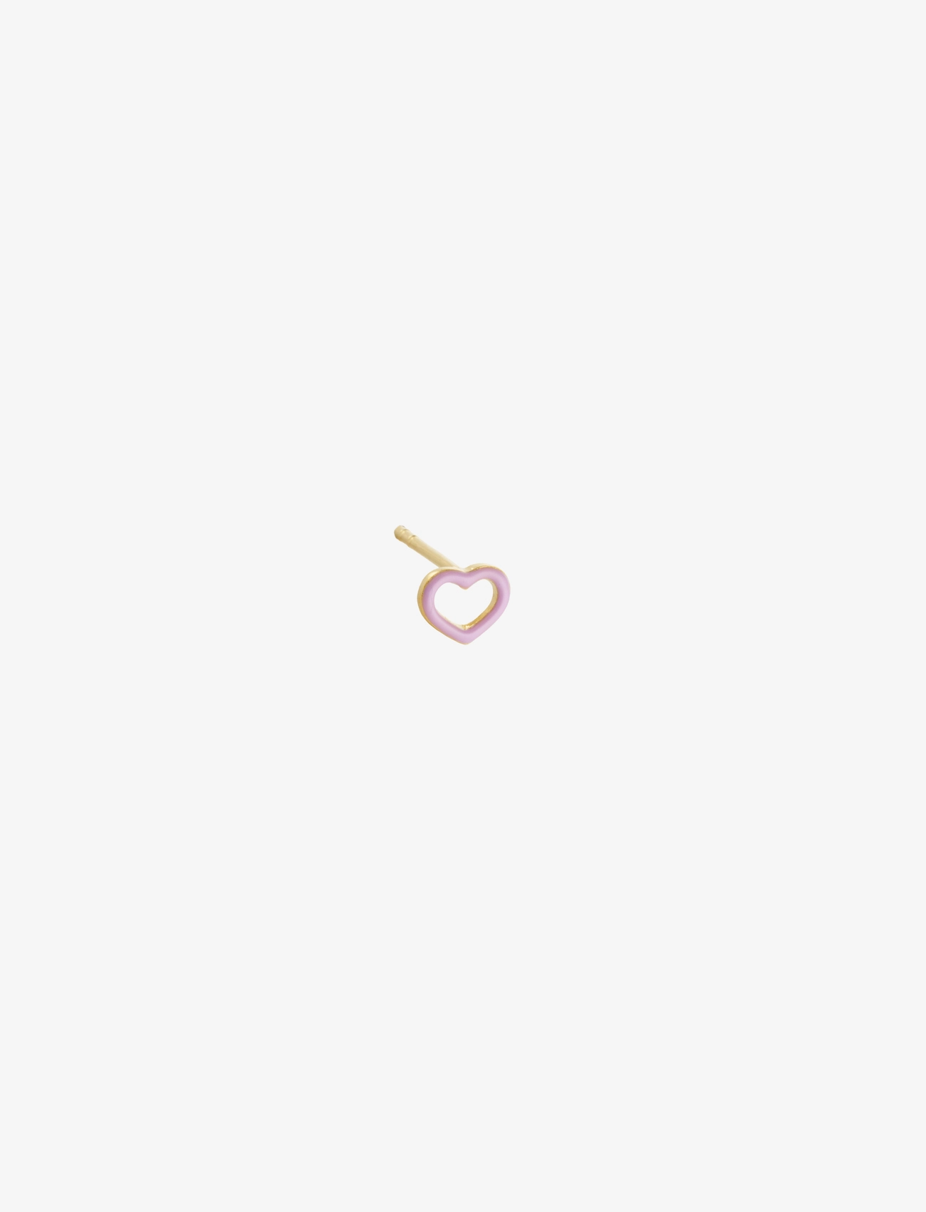 DESIGN LETTERS Enamel Stud (1 Pcs) Pink - One Size - Damen