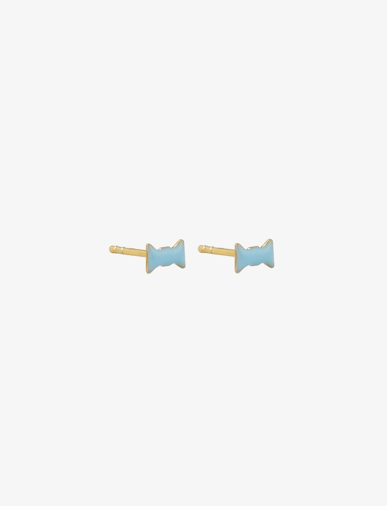 DESIGN LETTERS Bow Tie Earstuds Blau - One Size - Damen