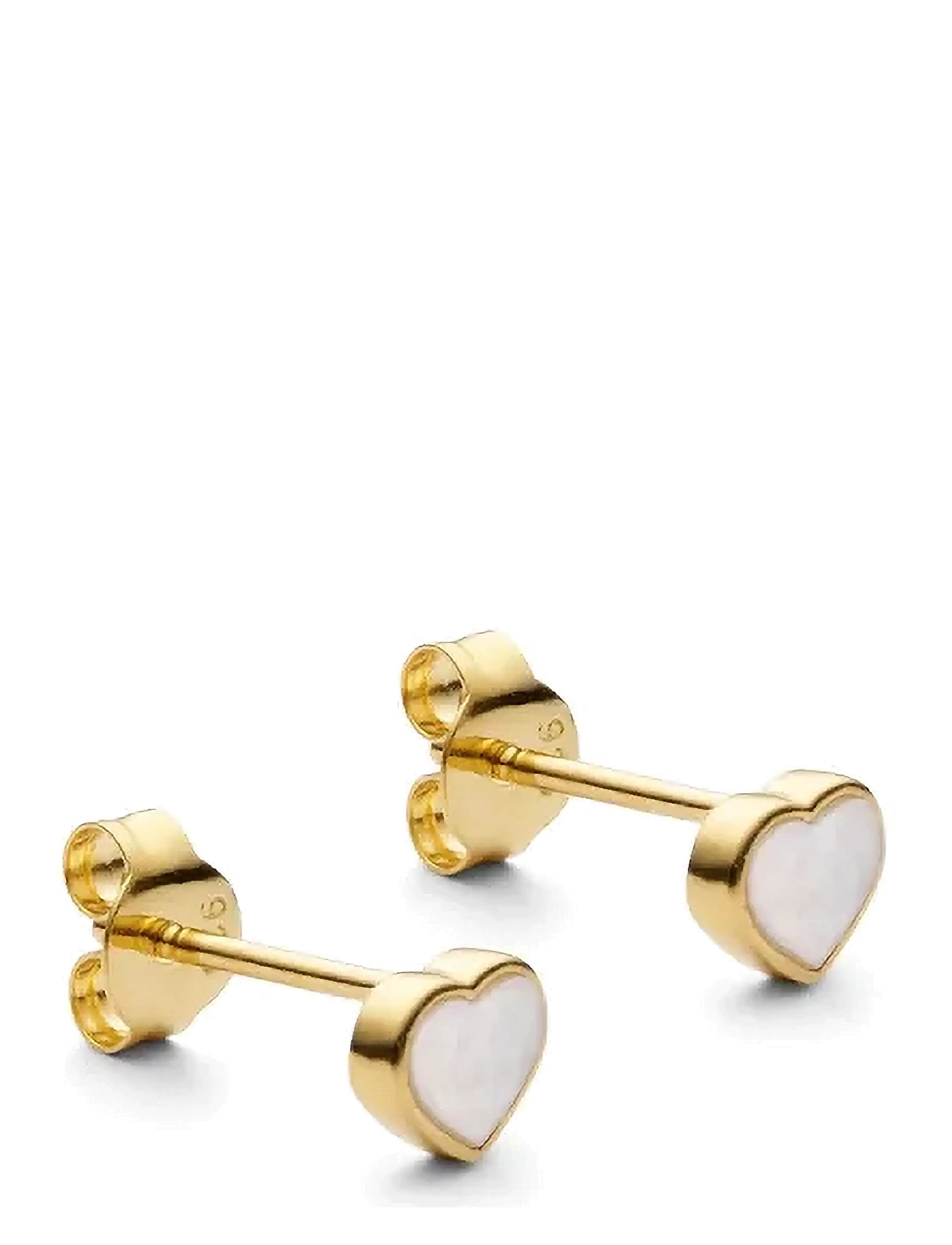 Design Letters Pearl Little Big Love earstuds, gold plated - Essentials - GOLD / gold