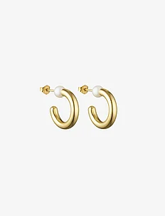 Chunky Pearl Hoops, Design Letters