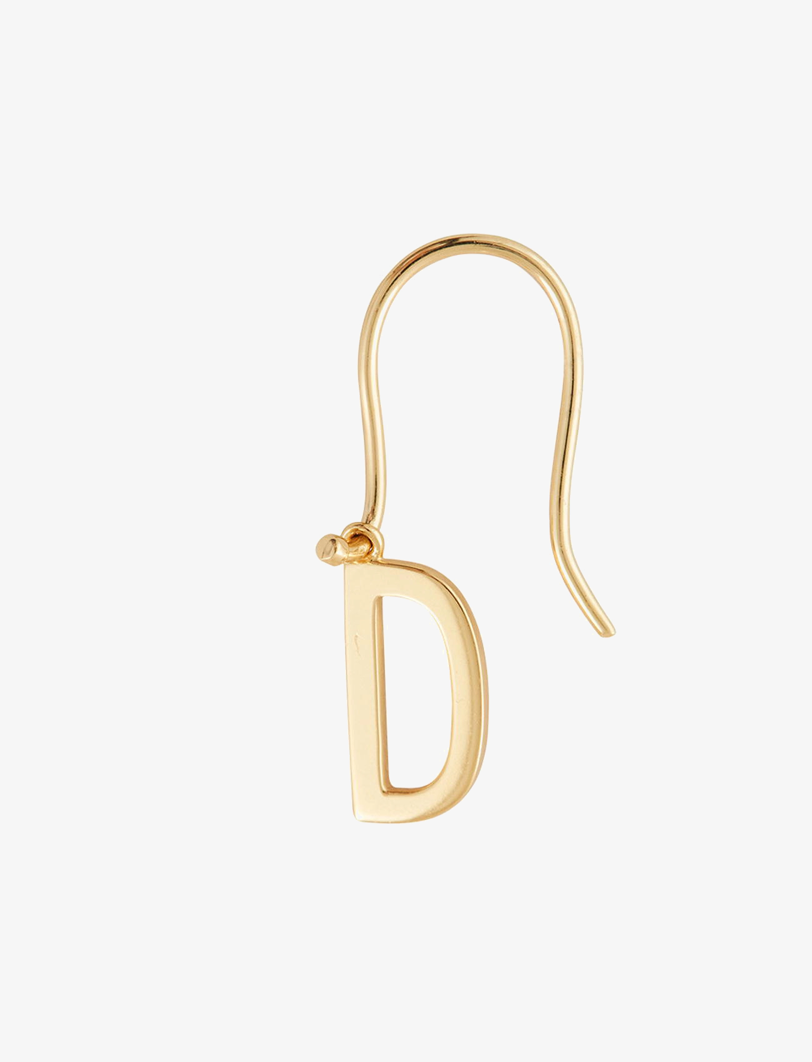 DESIGN LETTERS Initial Ear Hanger (A-Z) Gold - One Size 2 - Damen
