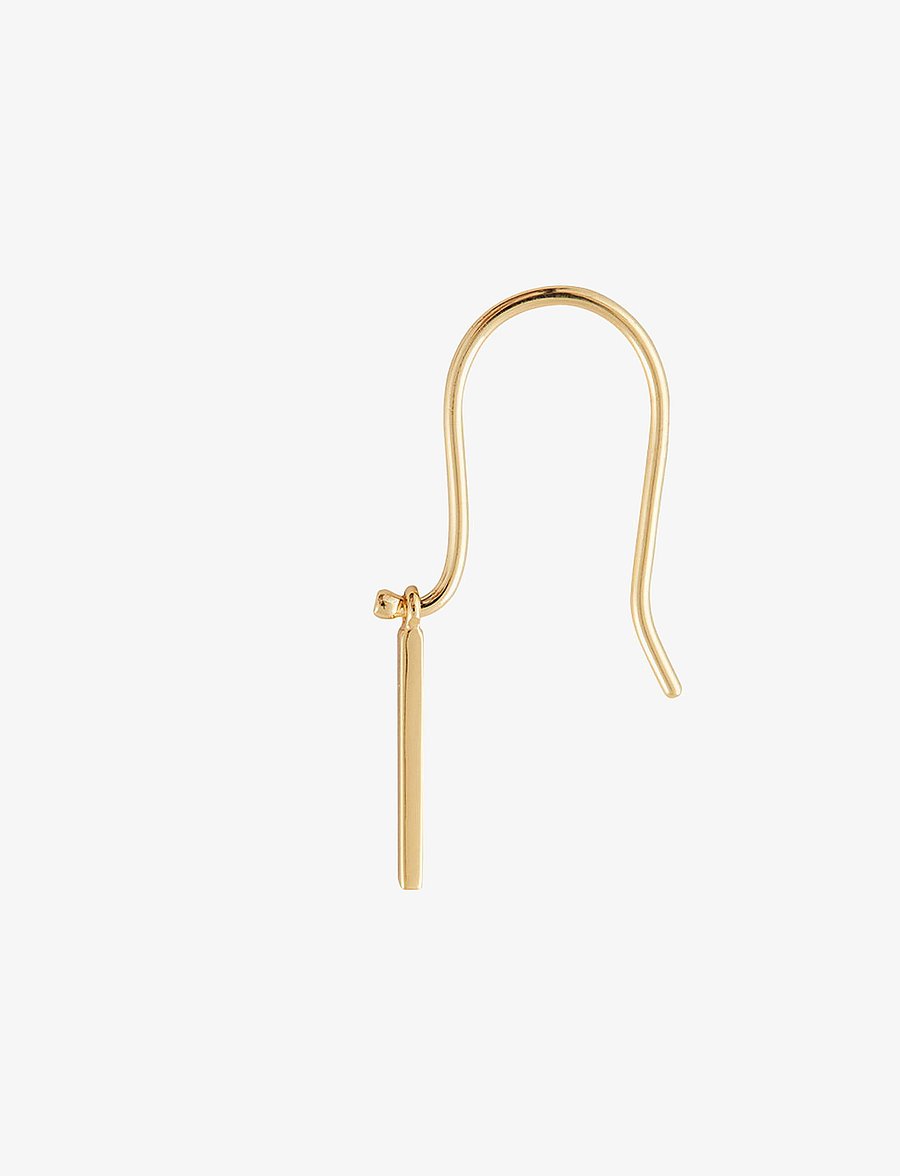 Design Letters - Initial Ear Hanger (A-Z) - einzelner ohrring - gold - 1