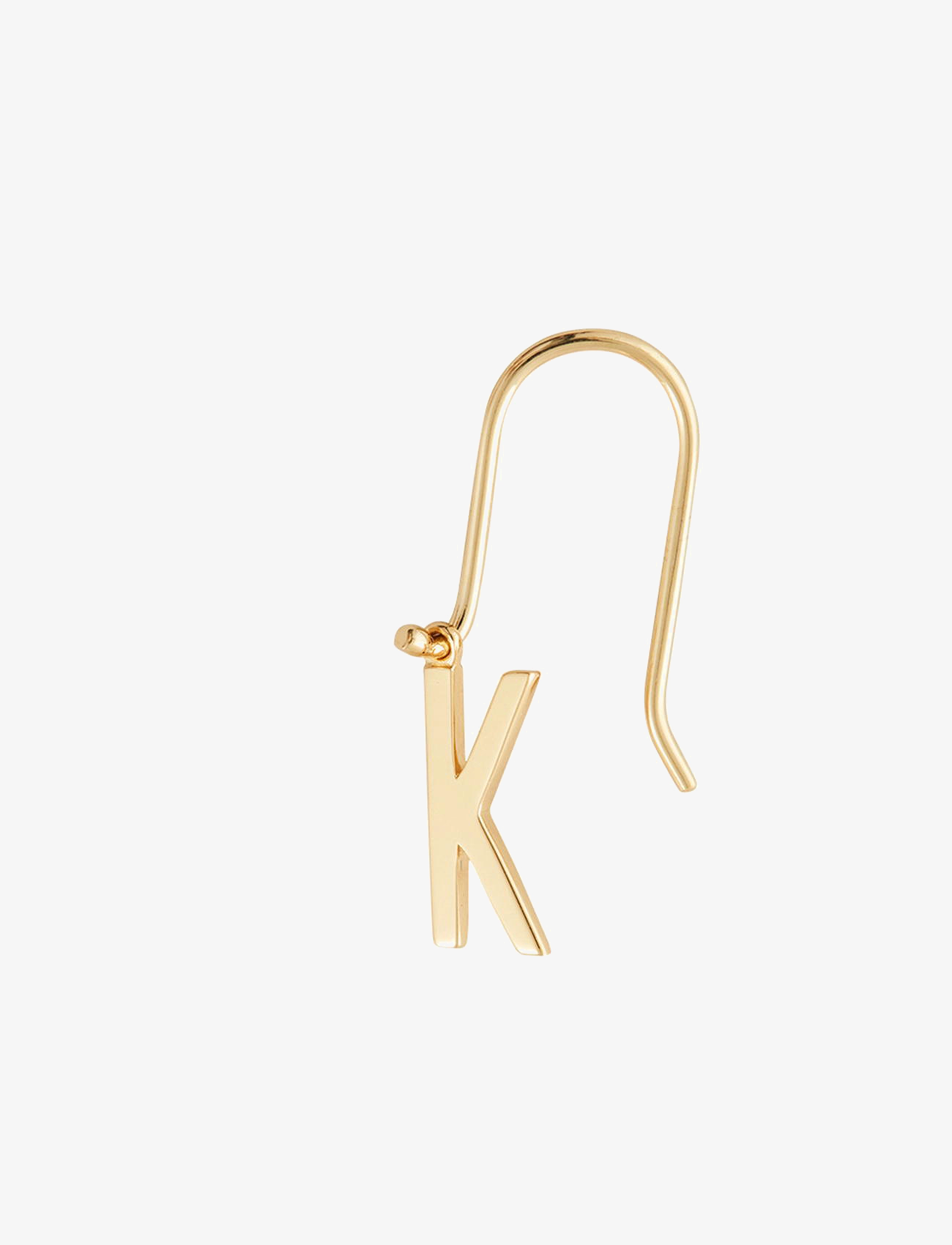 DESIGN LETTERS Initial Ear Hanger (A-Z) Gold - One Size 2 - Damen