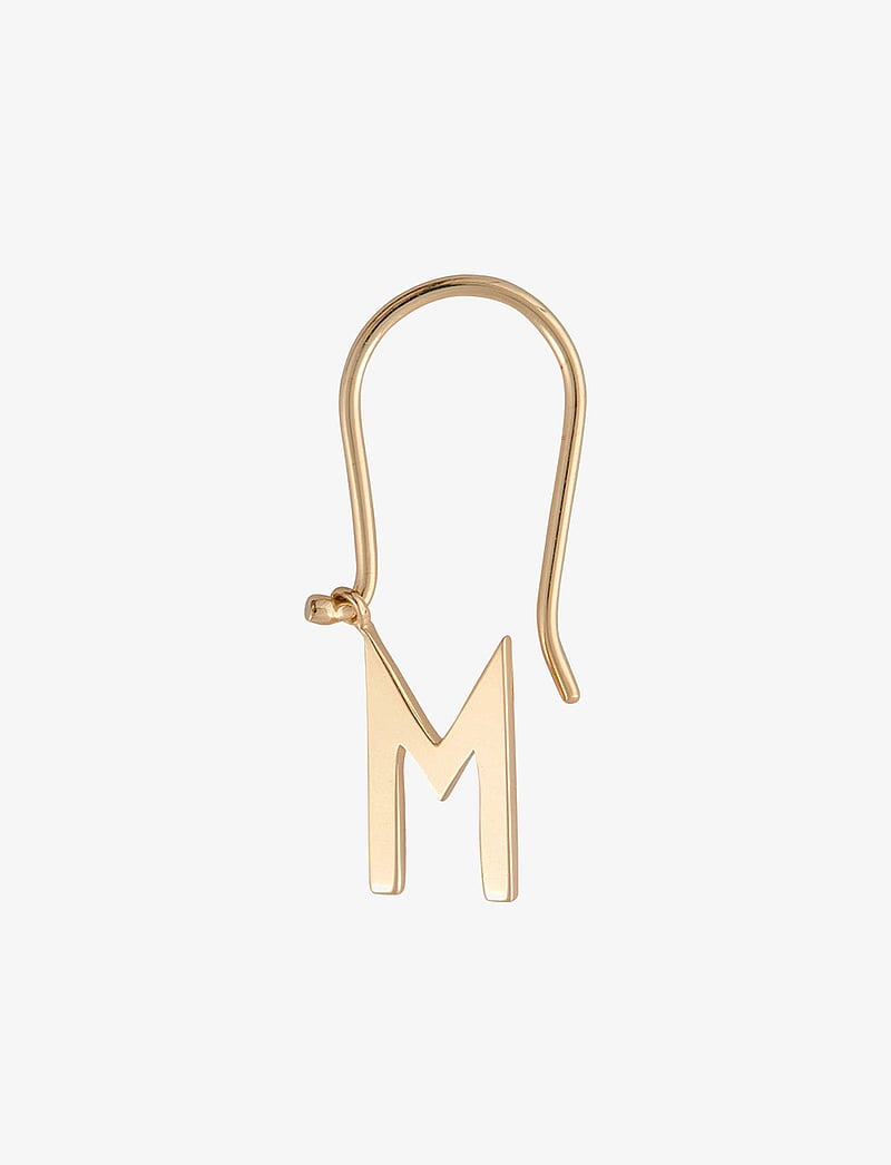 Design Letters - Initial Ear Hanger (A-Z) - Üksikud kõrvarõngad - gold - 1