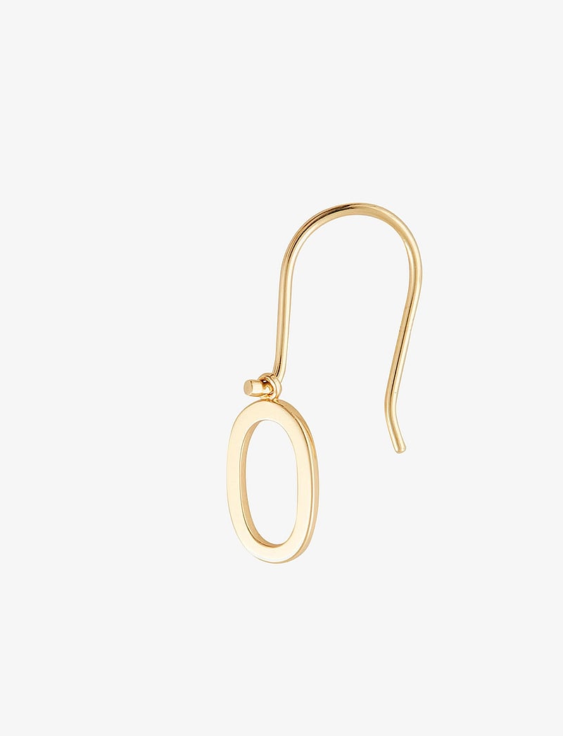 Design Letters - Initial Ear Hanger (A-Z) - enkelte øreringe - gold - 1