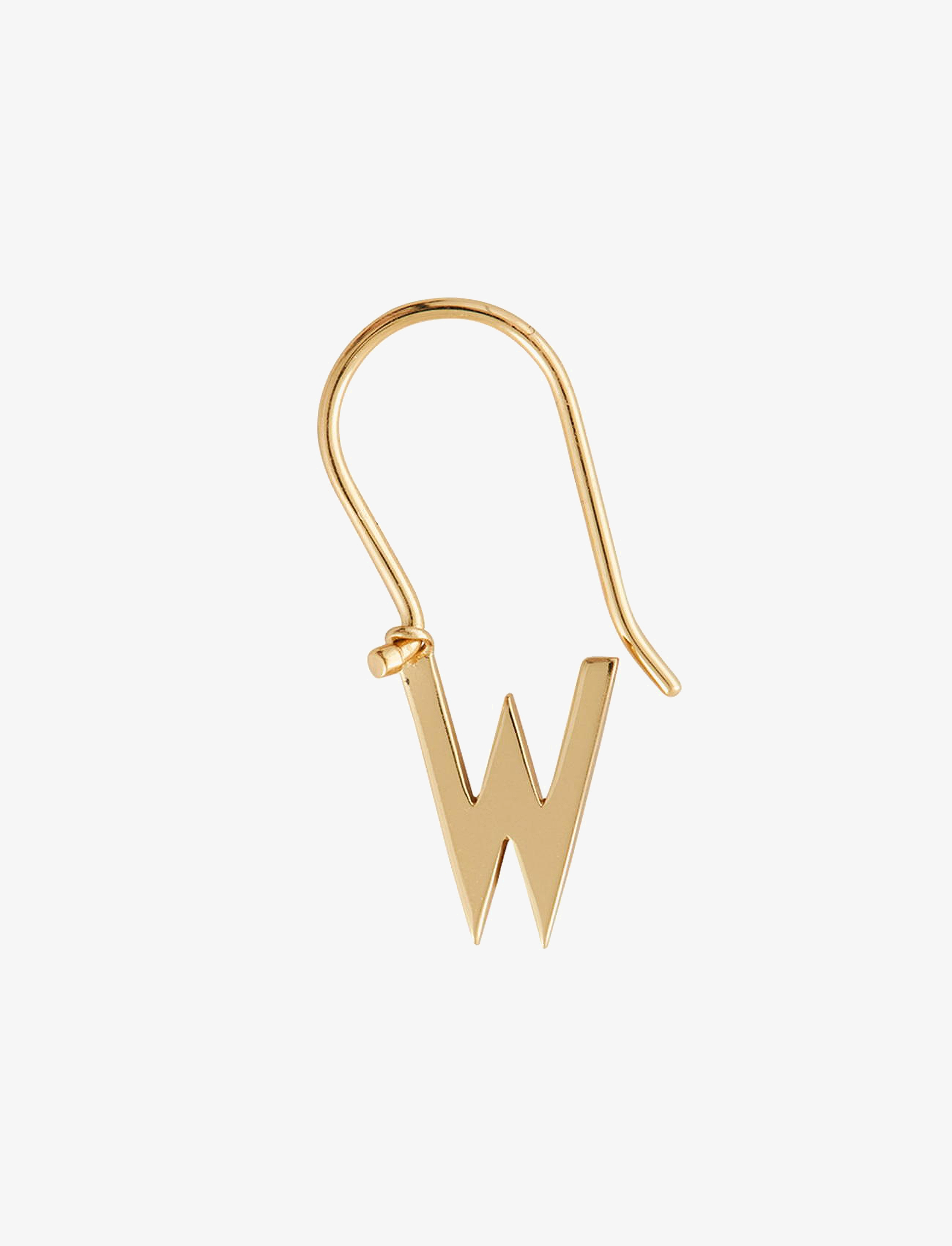 DESIGN LETTERS Initial Ear Hanger (A-Z) Gold - One Size 2 - Damen