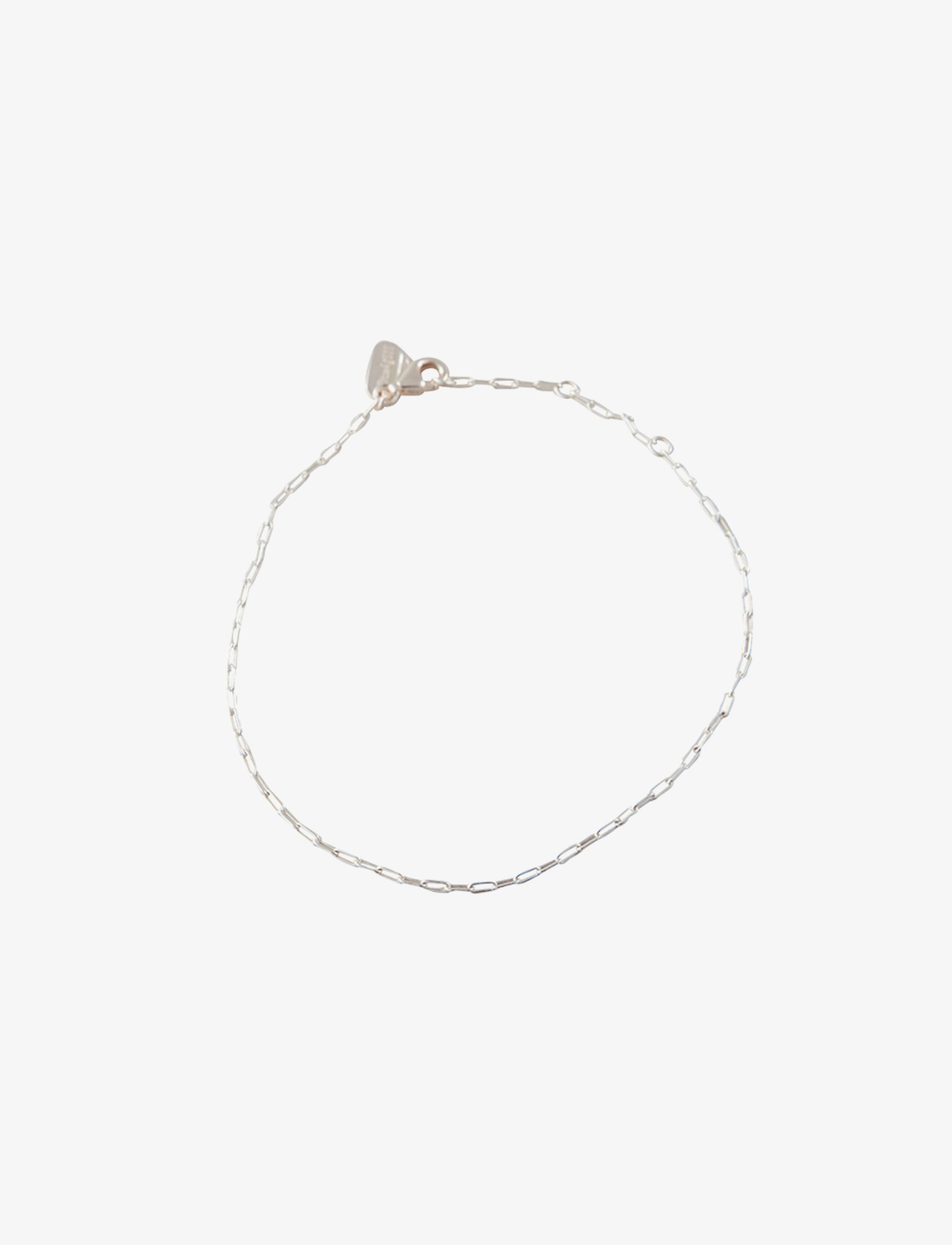 DESIGN LETTERS Square Link Armband Silber - 19 CM - Damen