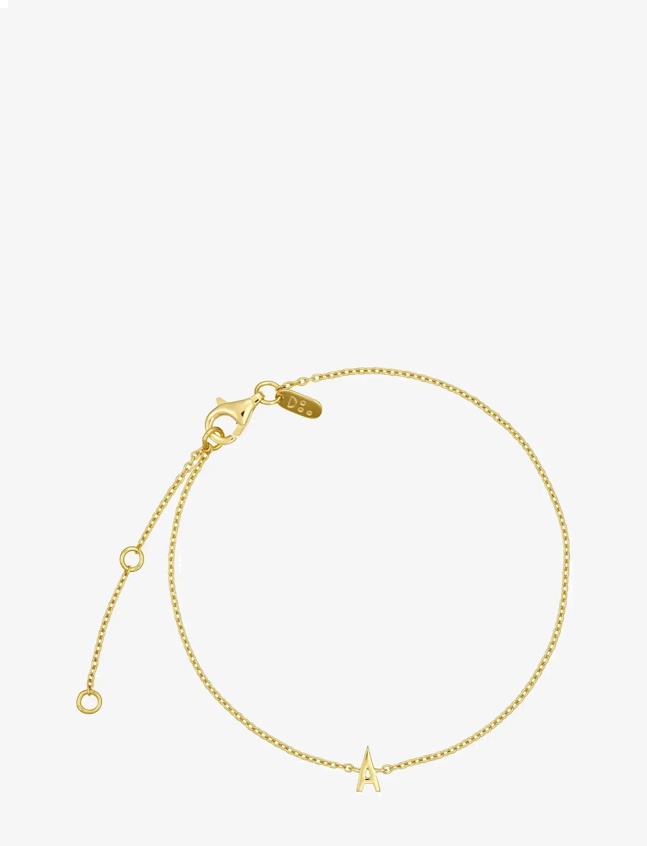 DESIGN LETTERS Archetype Armband - A-Z Gold Plated Gold - L:21CM - Damen