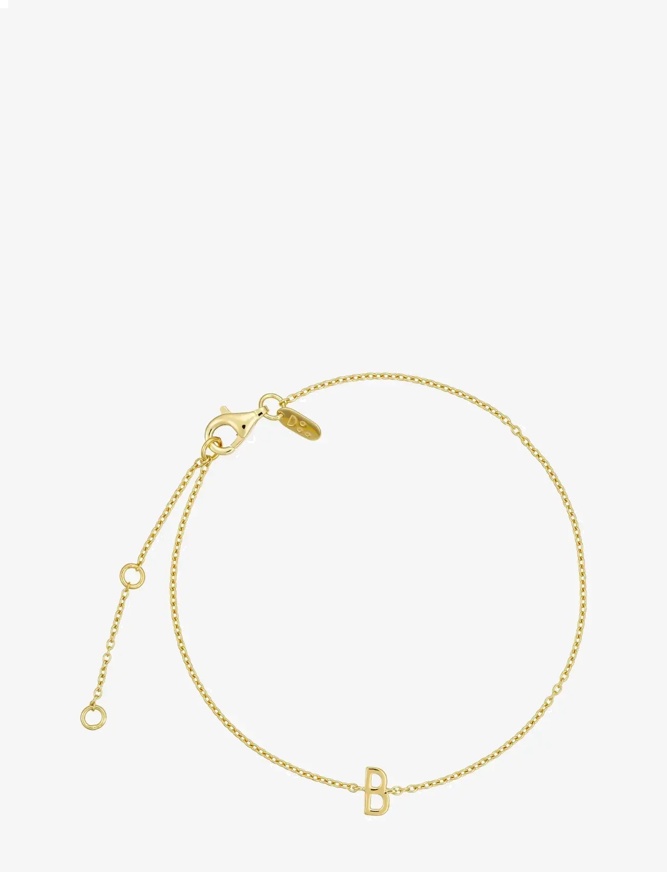 DESIGN LETTERS Archetype Armband - A-Z Gold Plated Gold - L:21CM - Damen