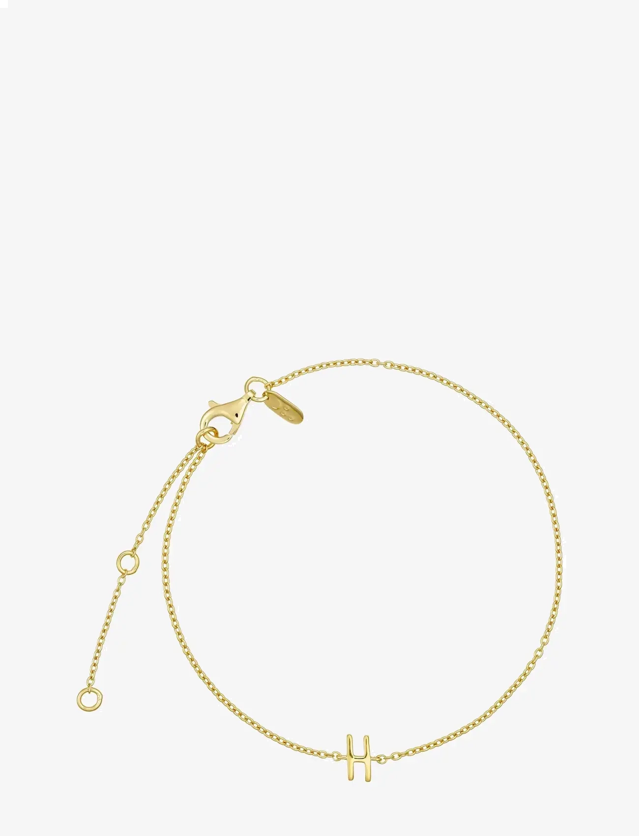 DESIGN LETTERS Archetype Armband - A-Z Gold Plated Gold - L:21CM - Damen
