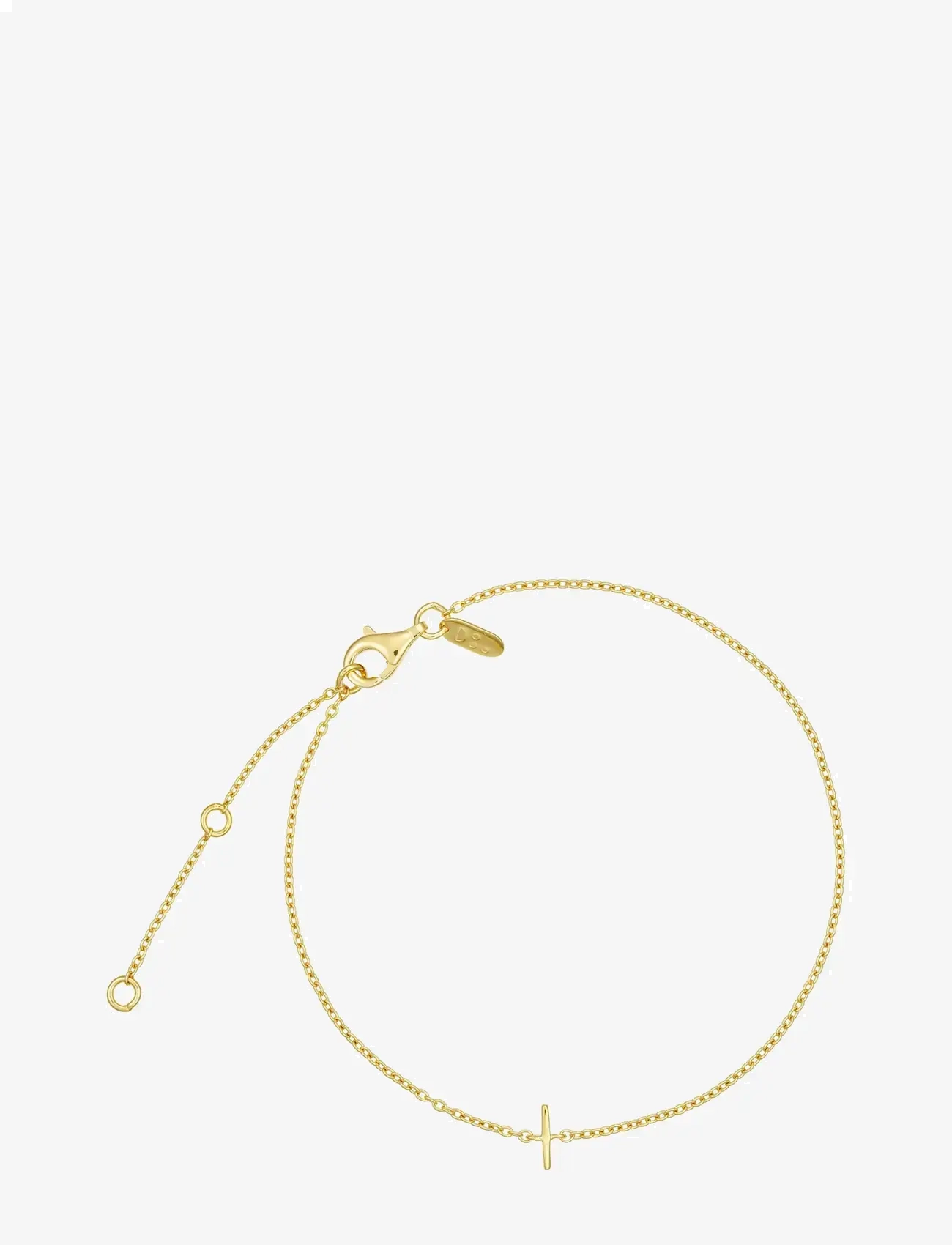 DESIGN LETTERS Archetype Armband - A-Z Gold Plated Gold - L:21CM - Damen
