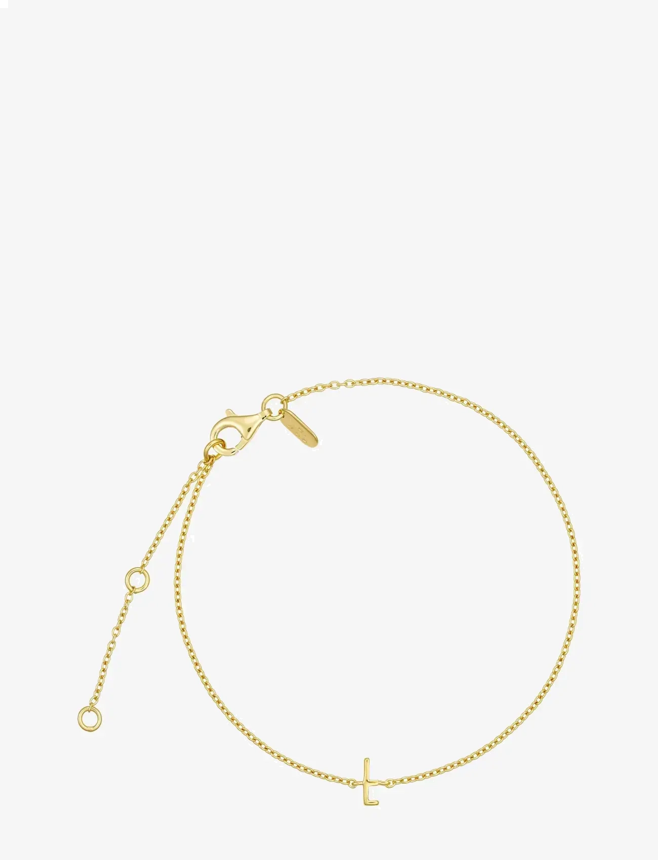 DESIGN LETTERS Archetype Armband - A-Z Gold Plated Gold - One Size - Damen