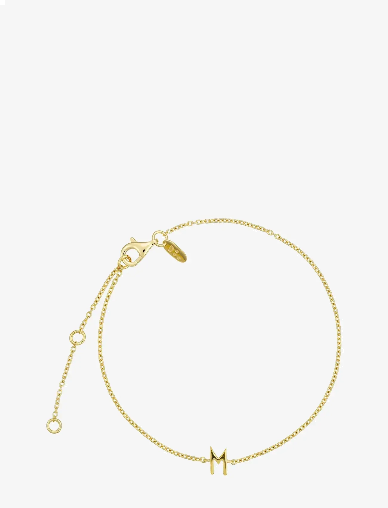 DESIGN LETTERS Archetype Armband - A-Z Gold Plated Gold - L:21CM - Damen