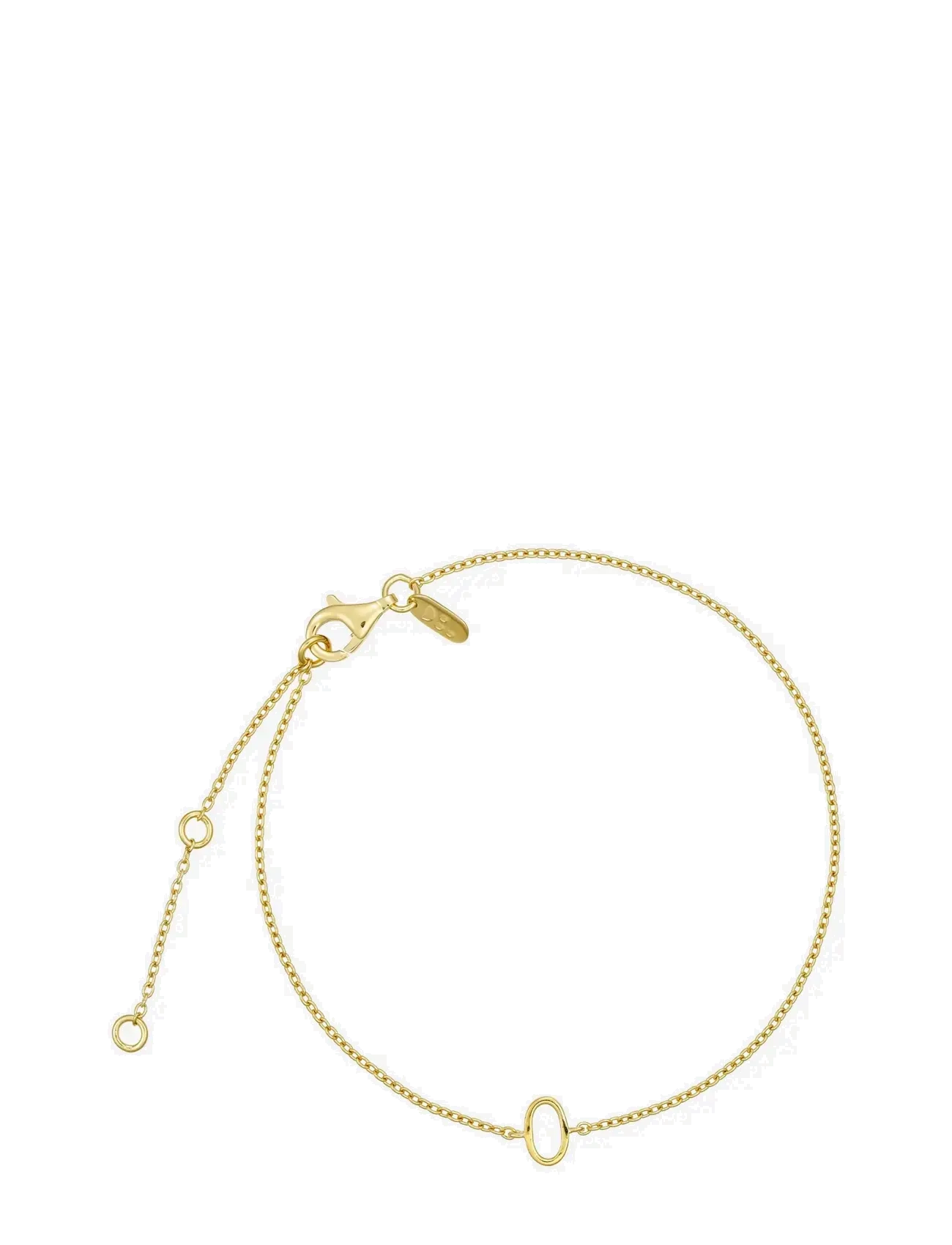 DESIGN LETTERS Archetype Armband - A-Z Gold Plated Gold - L:21CM - Damen