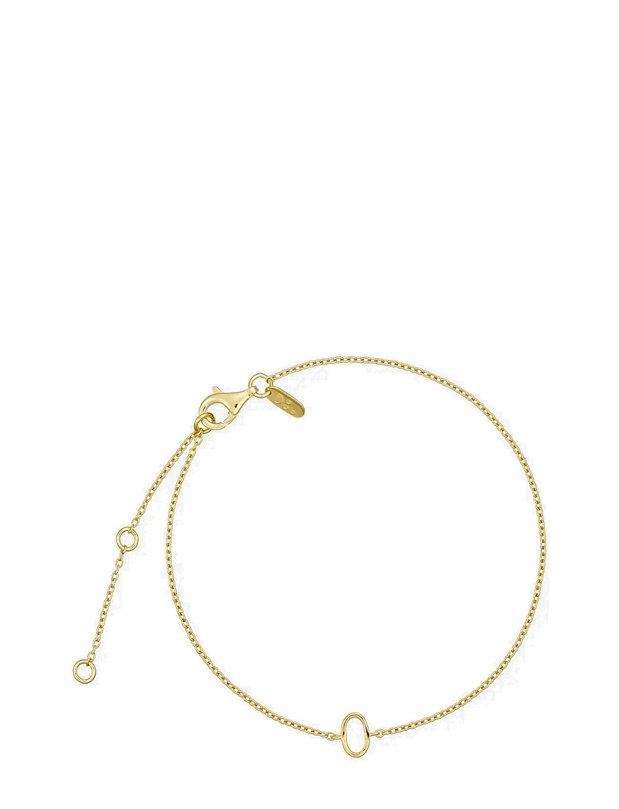 Design Letters - Archetype Bracelet - A-Z Gold plated - kettenarmbänder - gold - 1