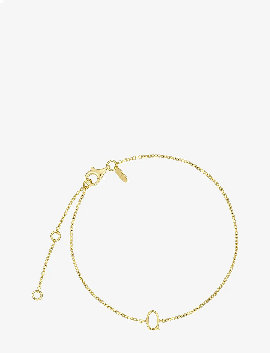 Design Letters - Archetype Bracelet - A-Z Gold plated - kettenarmbänder - gold - 1