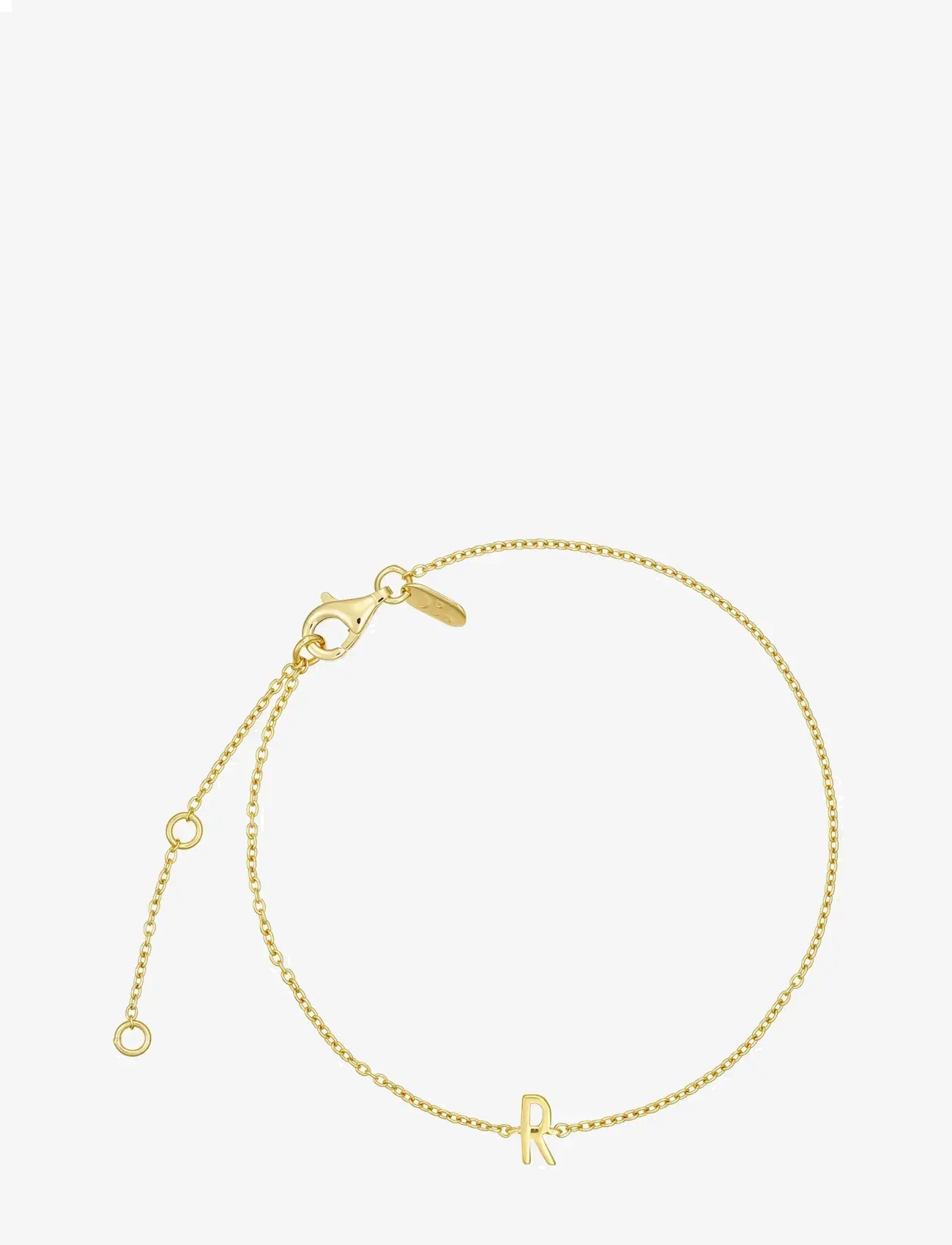 DESIGN LETTERS Archetype Armband - A-Z Gold Plated Gold - One Size - Damen