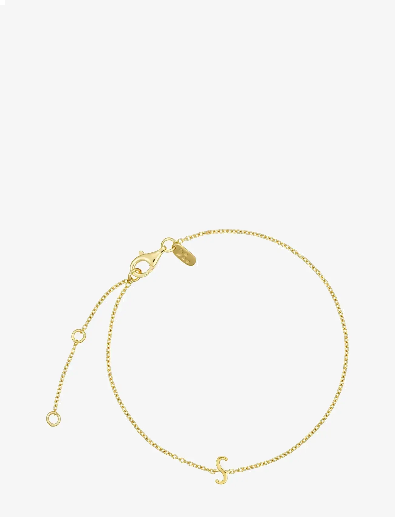 DESIGN LETTERS Archetype Armband - A-Z Gold Plated Gold - One Size - Damen