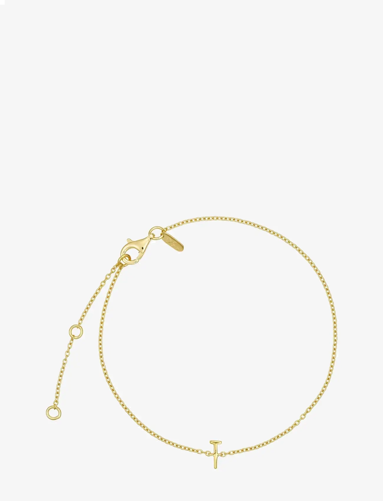 DESIGN LETTERS Archetype Armband - A-Z Gold Plated Gold - L:21CM - Damen