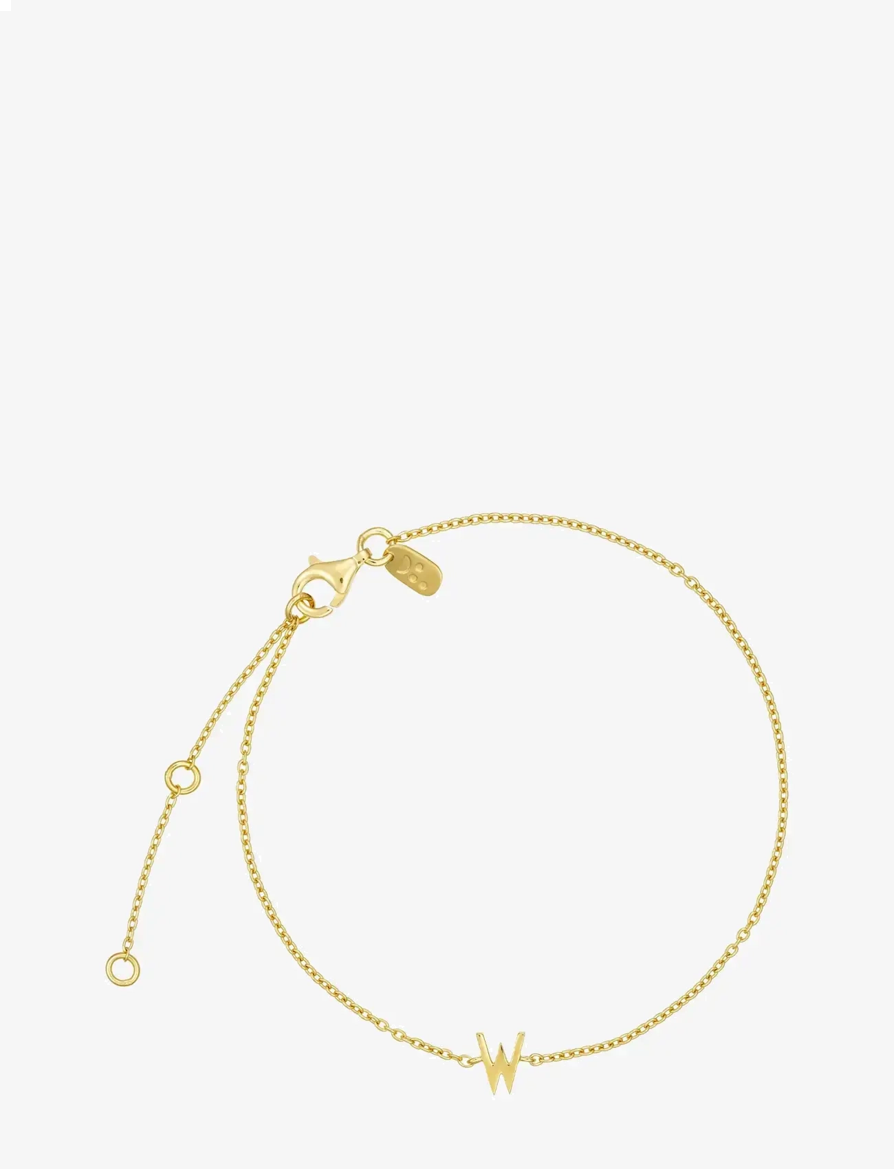 DESIGN LETTERS Archetype Armband - A-Z Gold Plated Gold - One Size - Damen