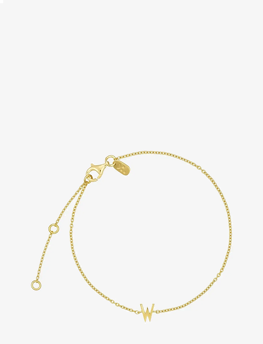 Design Letters - Archetype Bracelet - A-Z Gold plated - käeketid - gold - 1