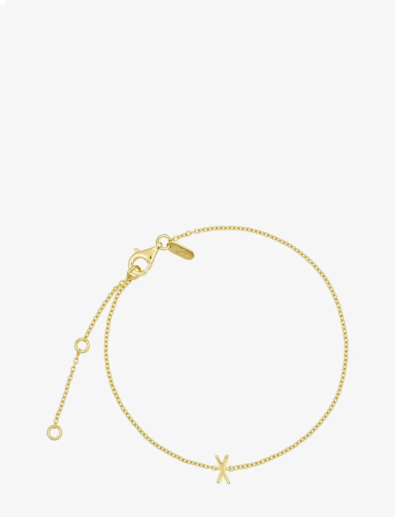 DESIGN LETTERS Archetype Armband - A-Z Gold Plated Gold - L:21CM - Damen