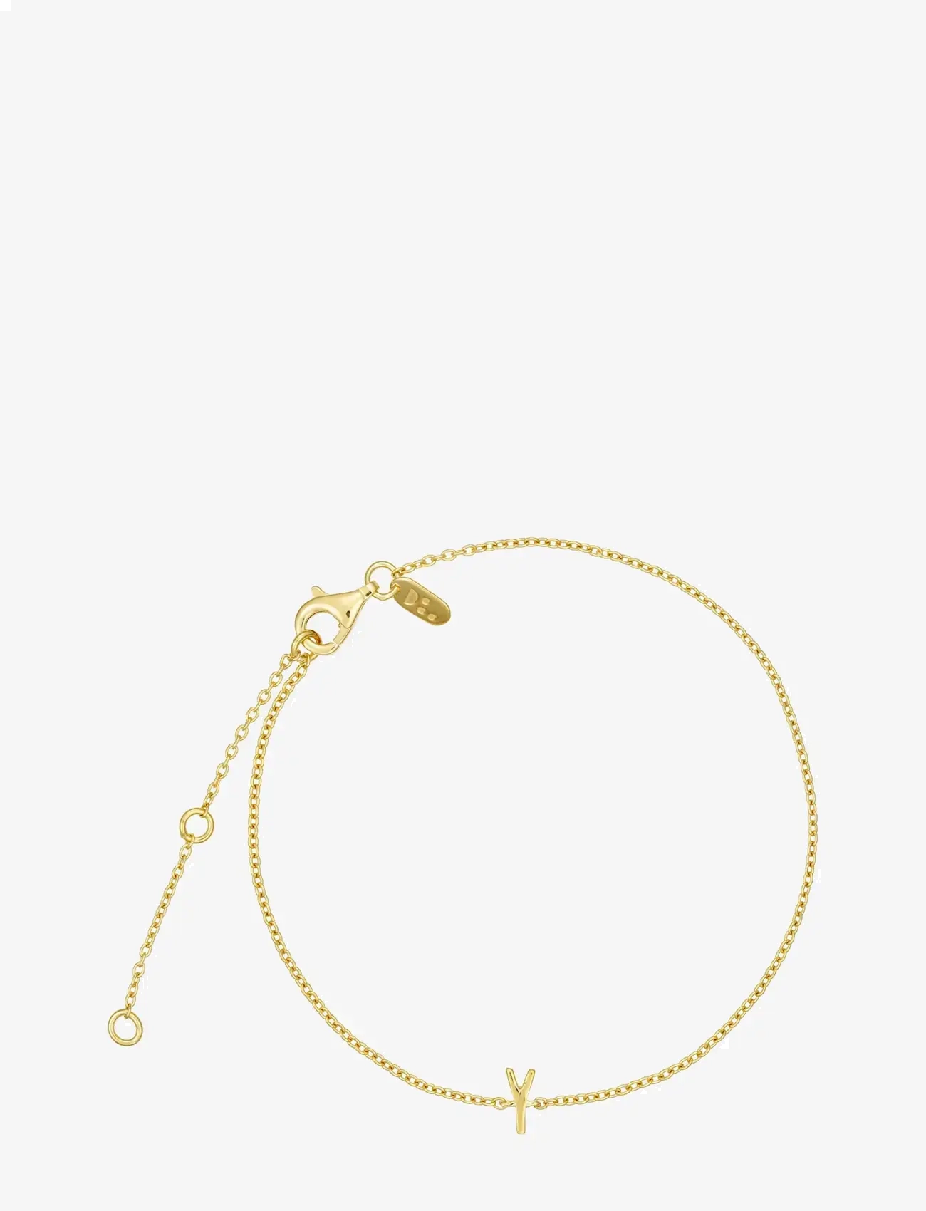 DESIGN LETTERS Archetype Armband - A-Z Gold Plated Gold - L:21CM - Damen