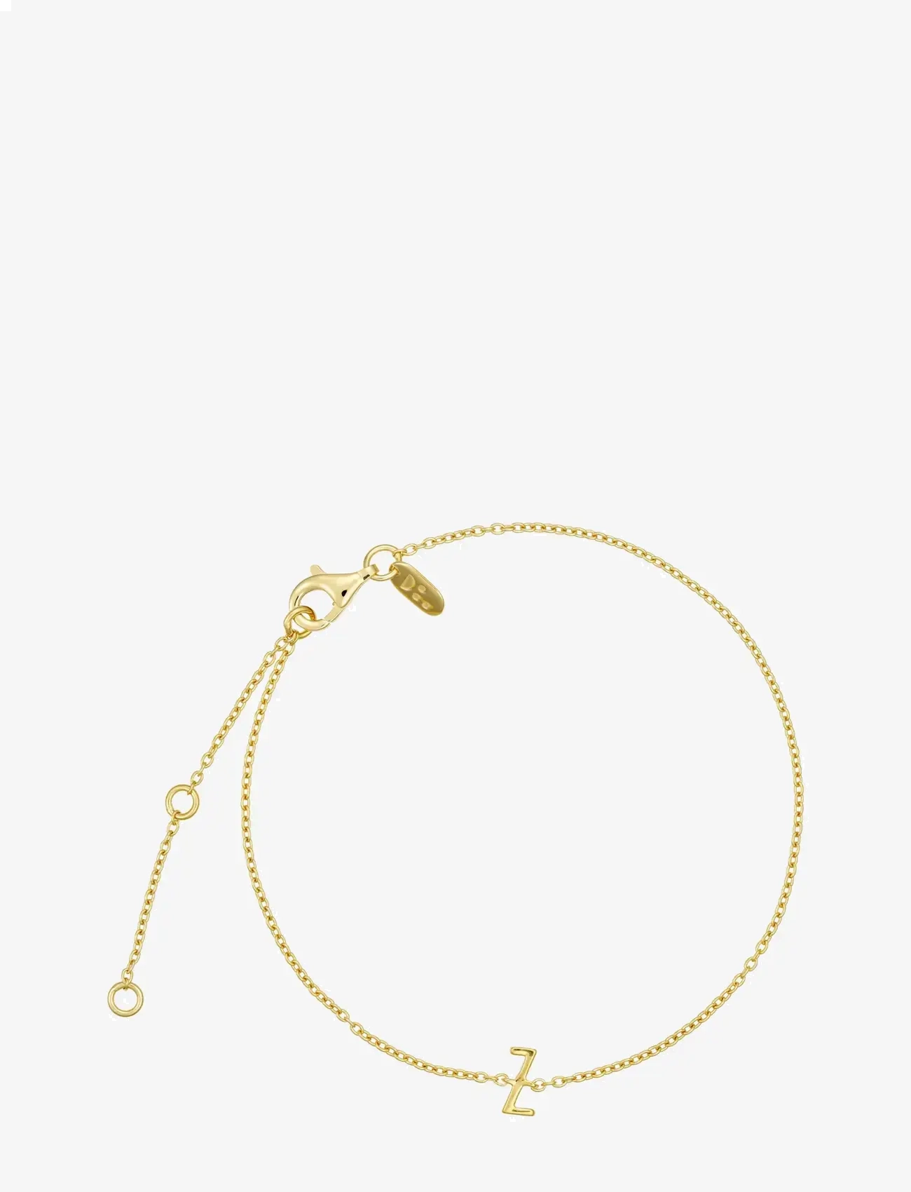DESIGN LETTERS Archetype Armband - A-Z Gold Plated Gold - L:21CM - Damen
