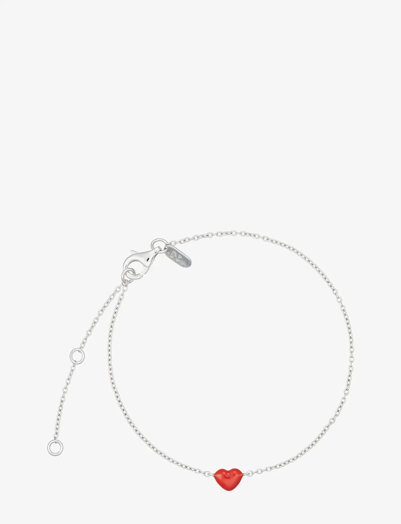 Design Letters - Little Big Love Bracelet - Silver - kædearmbånd - deep sea coral - 1