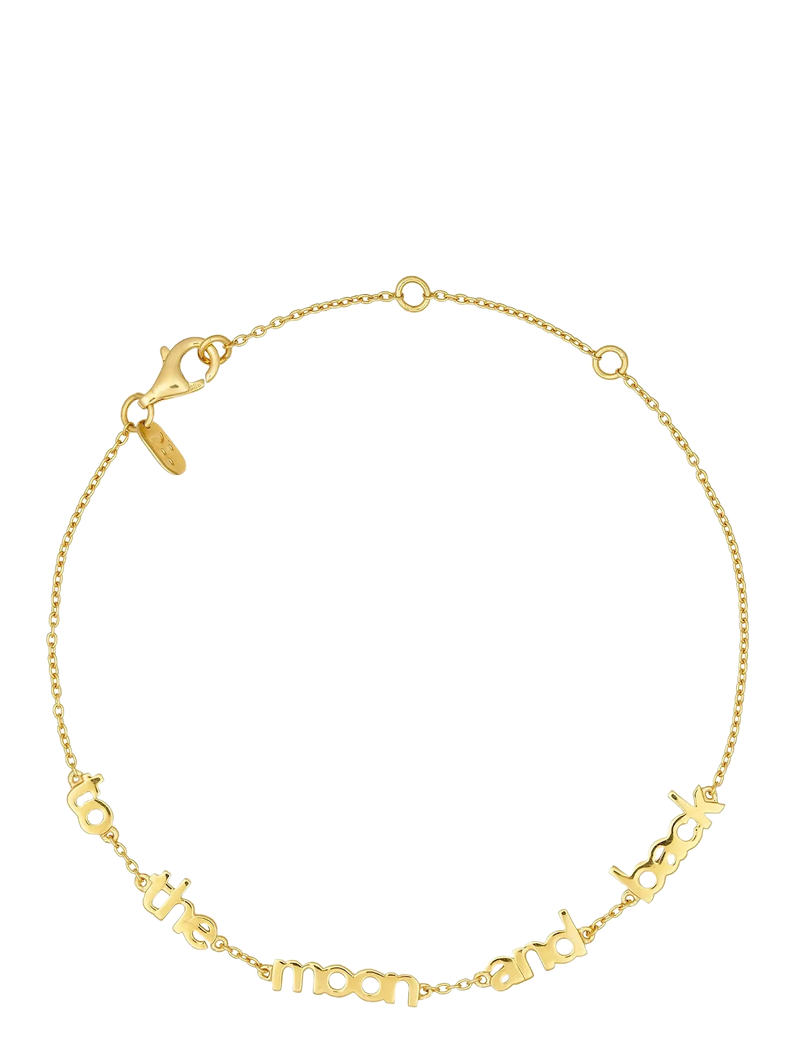 Design Letters Vocabulary bracelet, gold plated - Basics - GOLD / gold