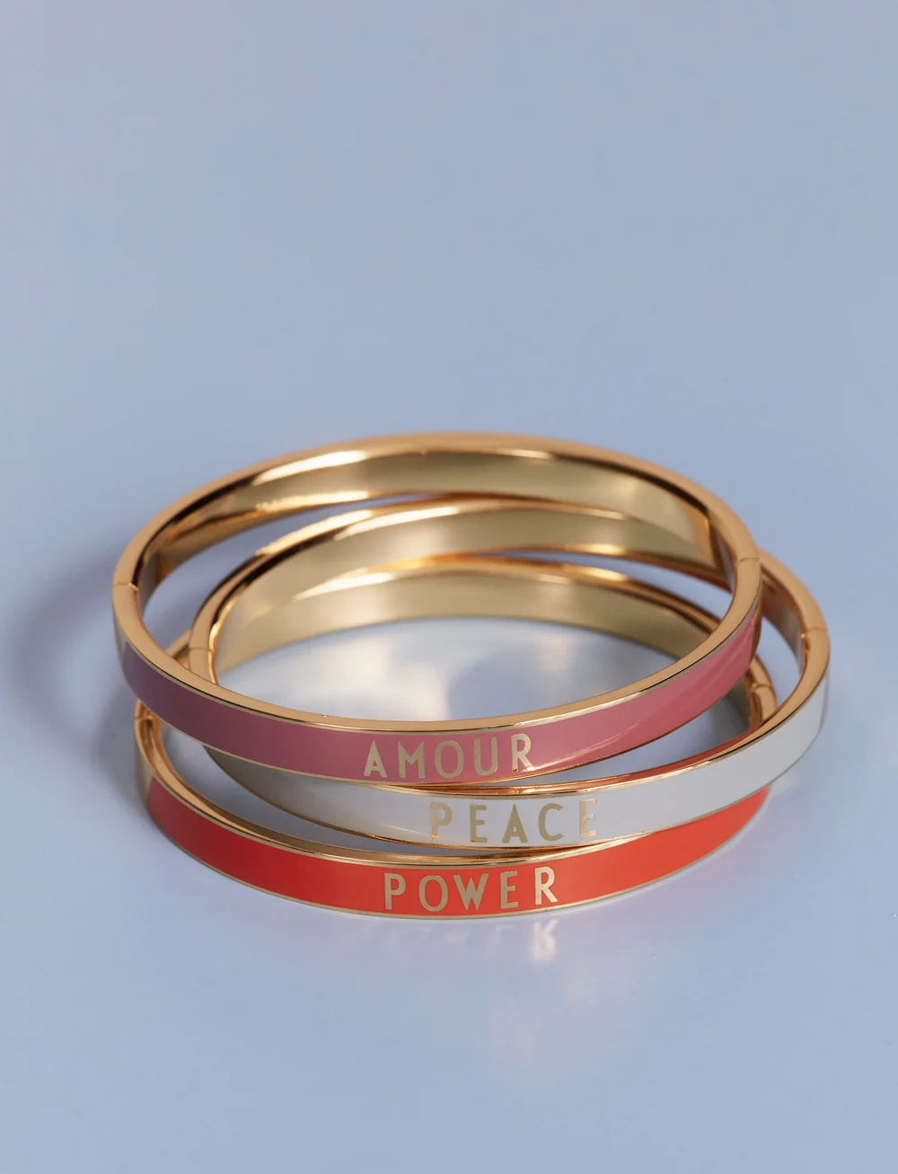 Design Letters - Word Candy Bangle - bangles - dark pink 687c - 2