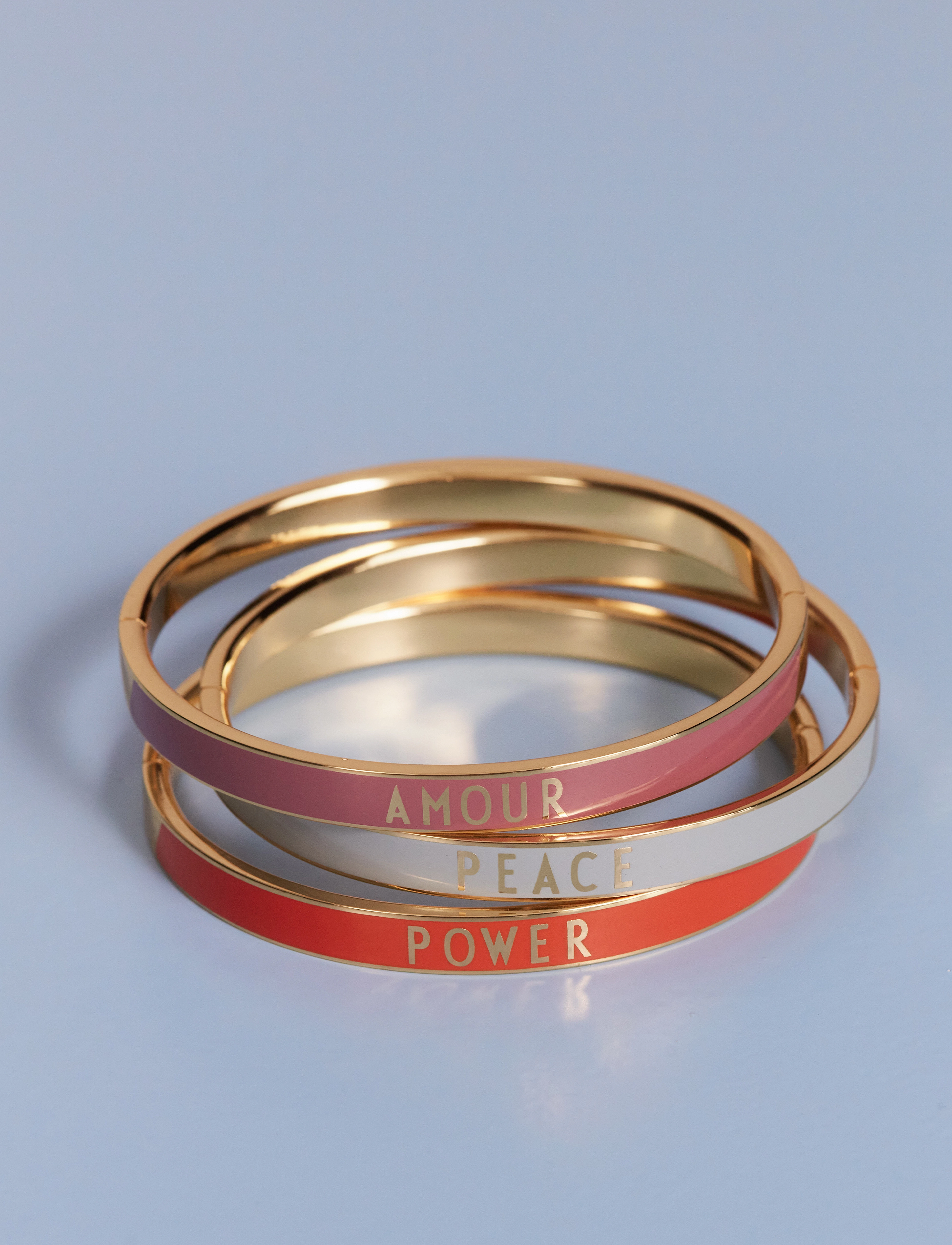 Design Letters - Word Candy Bangle - festmode zu outlet-preisen - dark pink 687c - 2
