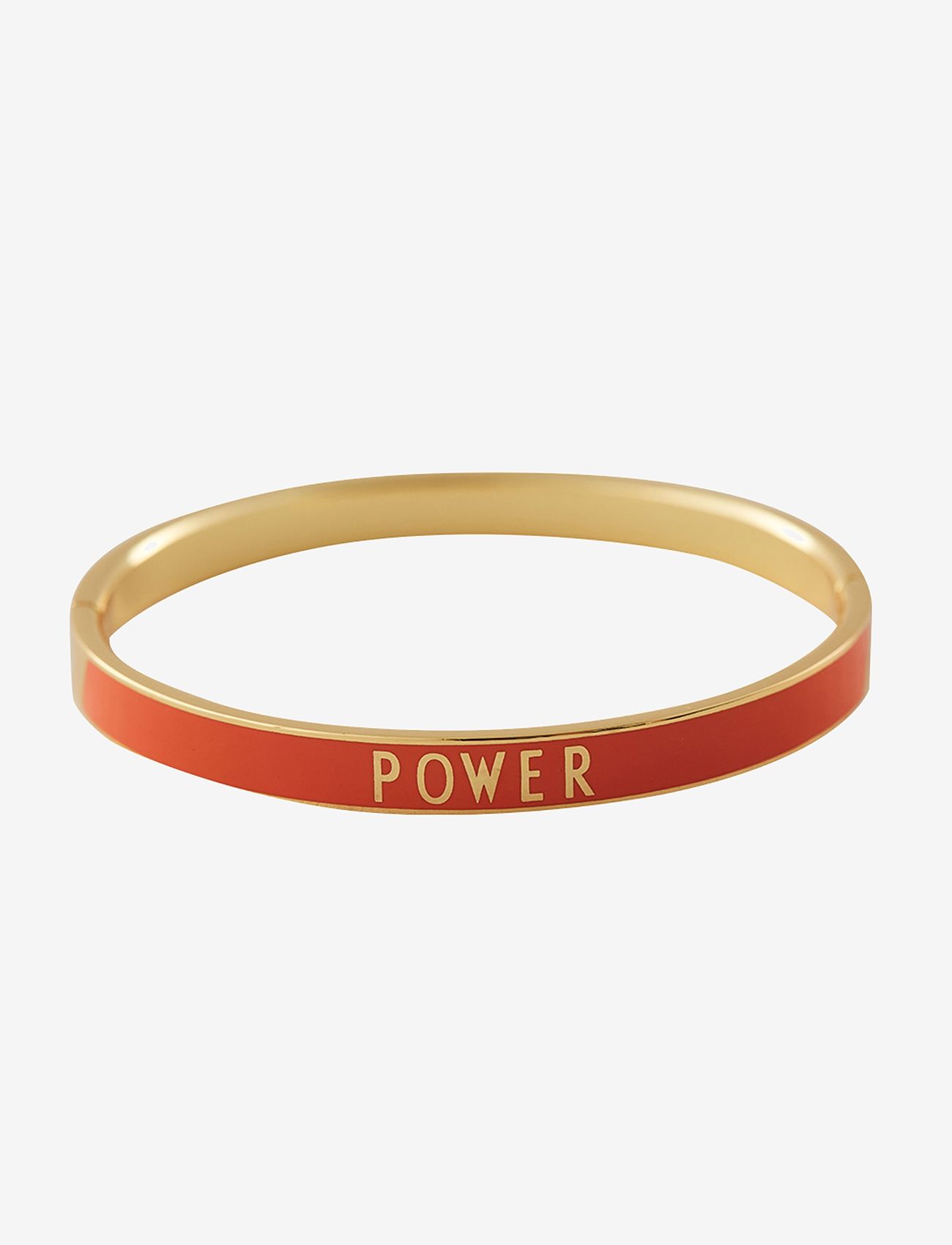 Design Letters - Word Candy Bangle - festtøj til outletpriser - orange tiger 1585c - 1