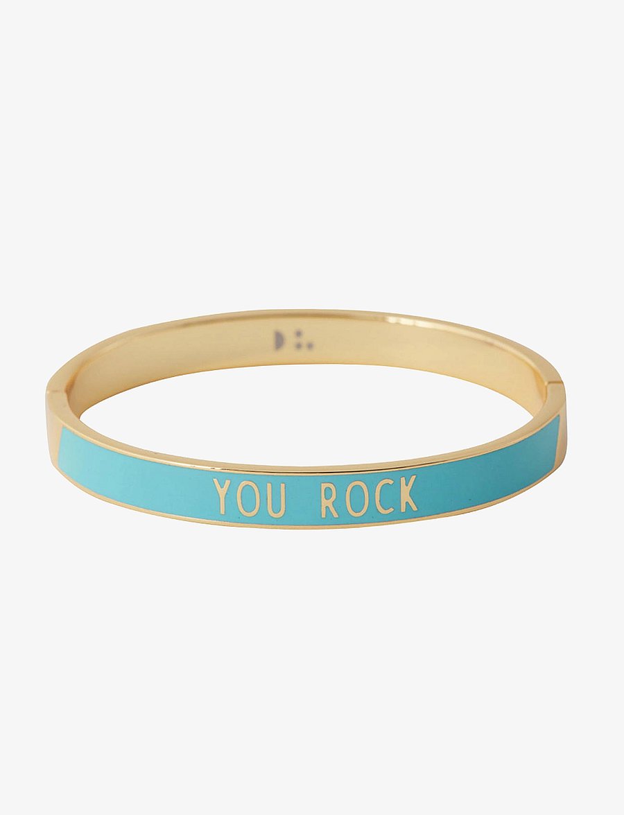 Design Letters - Word Candy Bangle - bangles - turquoise 4174c - 1