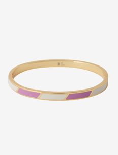 Striped Candy Bangle, Design Letters