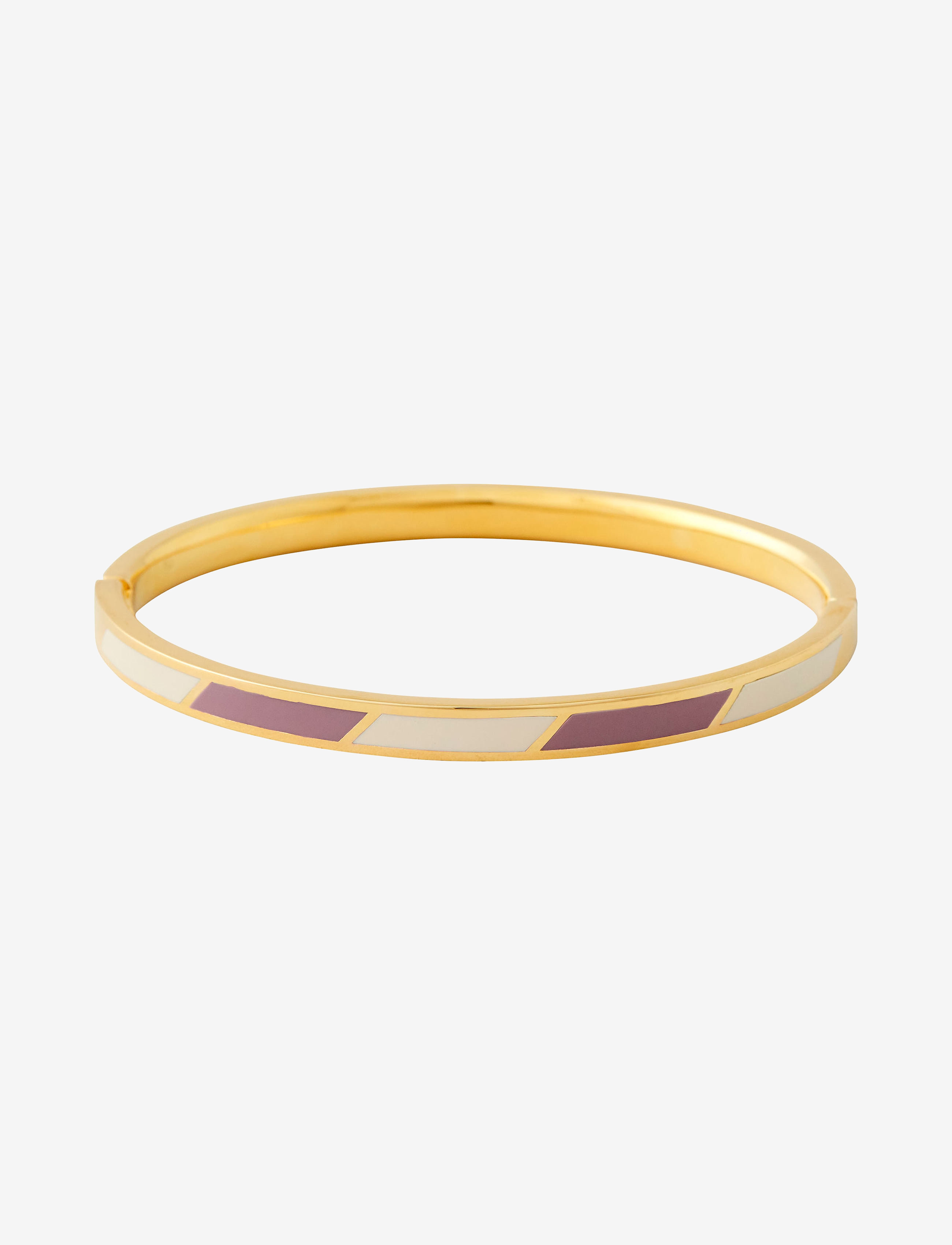 DESIGN LETTERS Gestreift Candy Bangle Lila - L:6.5CM - Damen