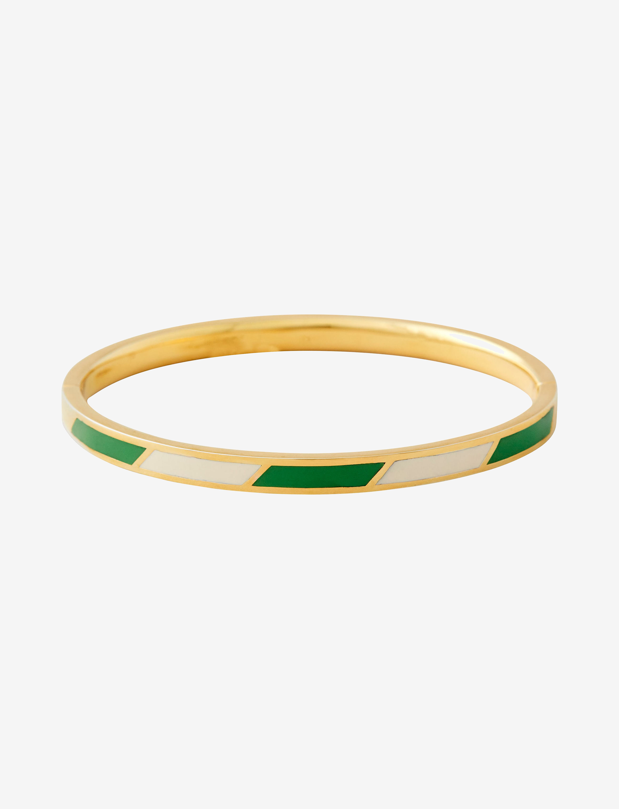 DESIGN LETTERS Gestreift Candy Bangle Grün - One Size - Damen