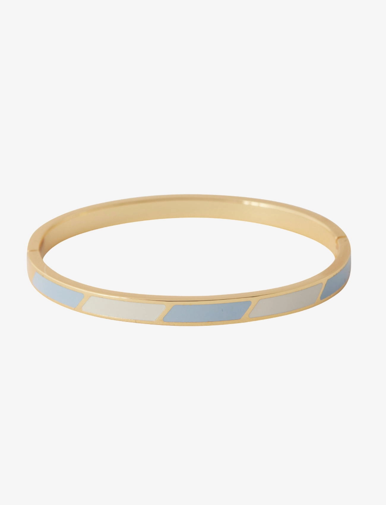DESIGN LETTERS Gestreift Candy Bangle Blau - L:6.5CM - Damen