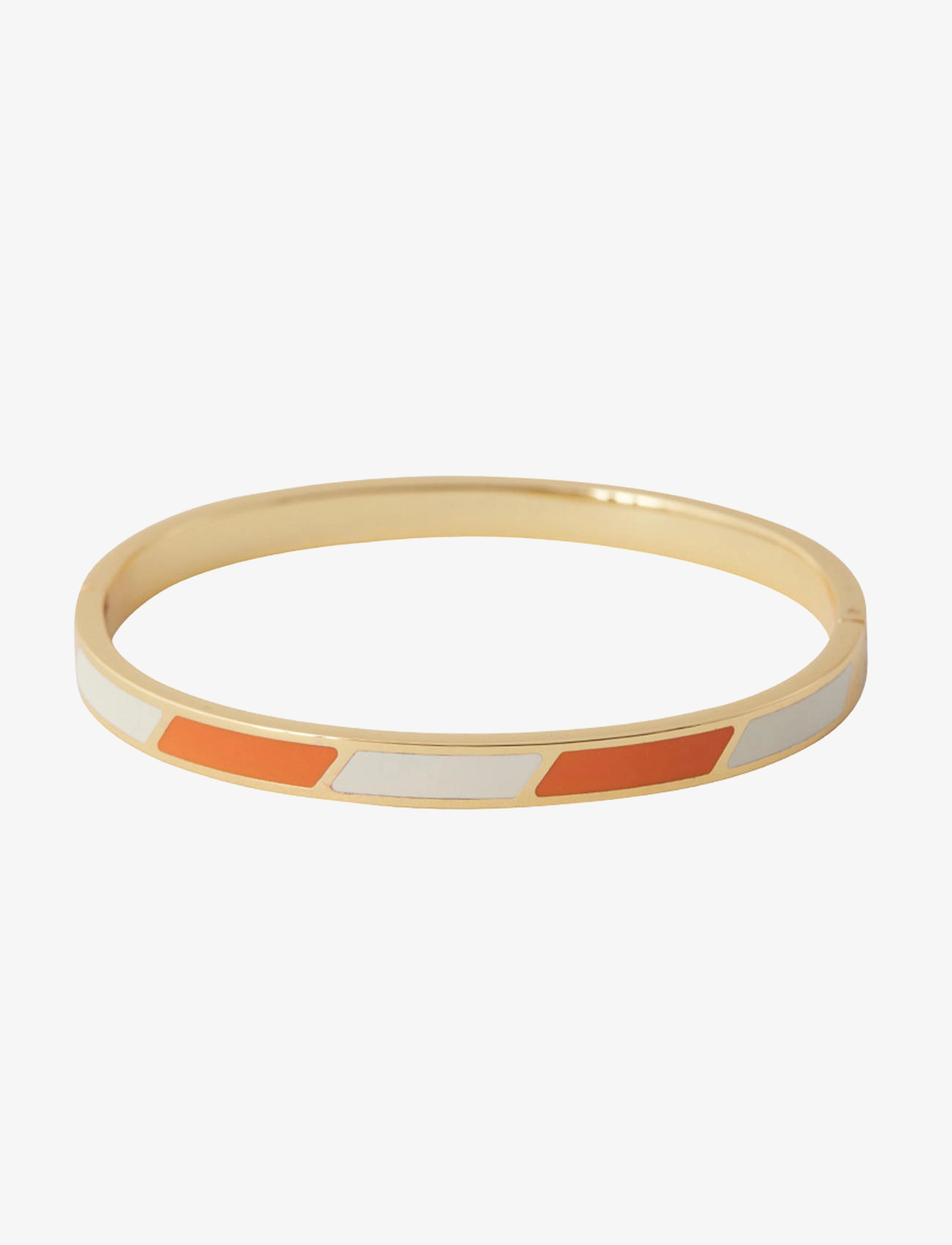DESIGN LETTERS Gestreift Candy Bangle Orange - L:6.5CM - Damen