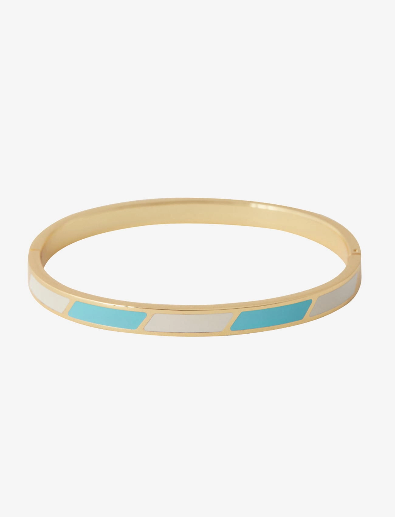 DESIGN LETTERS Gestreift Candy Bangle Blau - One Size - Damen