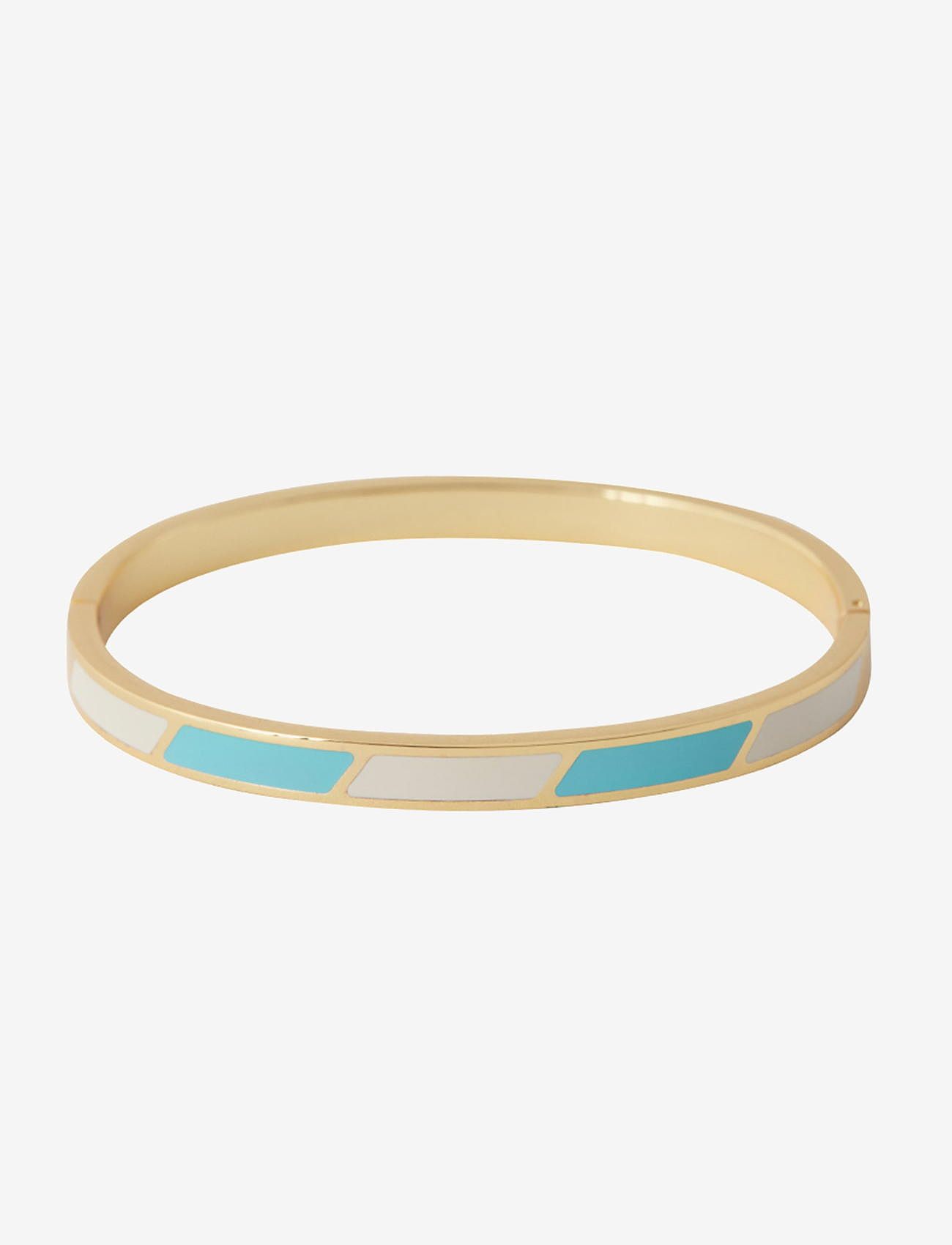 Design Letters - Striped Candy Bangle - armringe - turquoise 4174c + a055 - 1